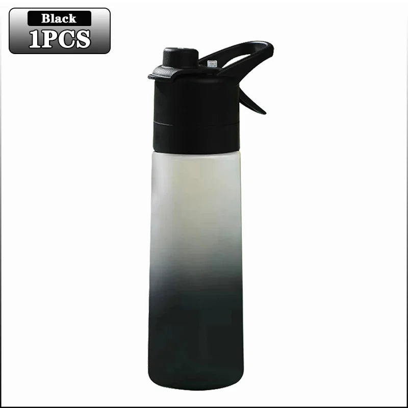 Botella De Agua Con Pulverizador De Niebla Refrescante, 650Ml