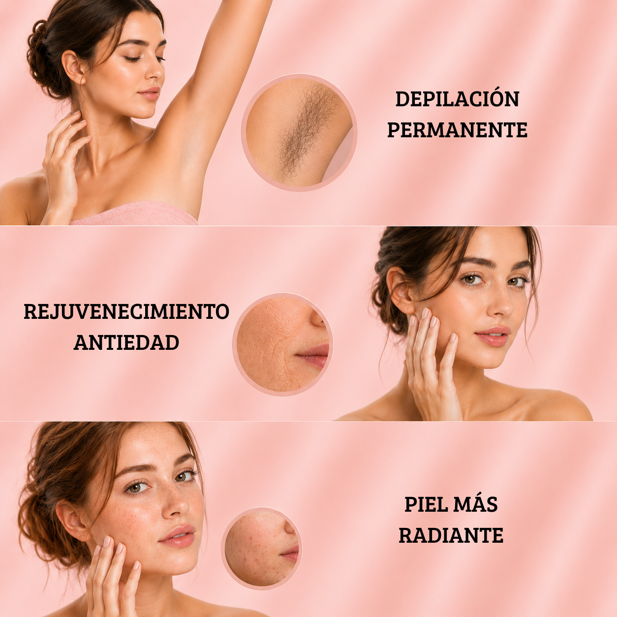 IPL Máquina de depilación refrigerada