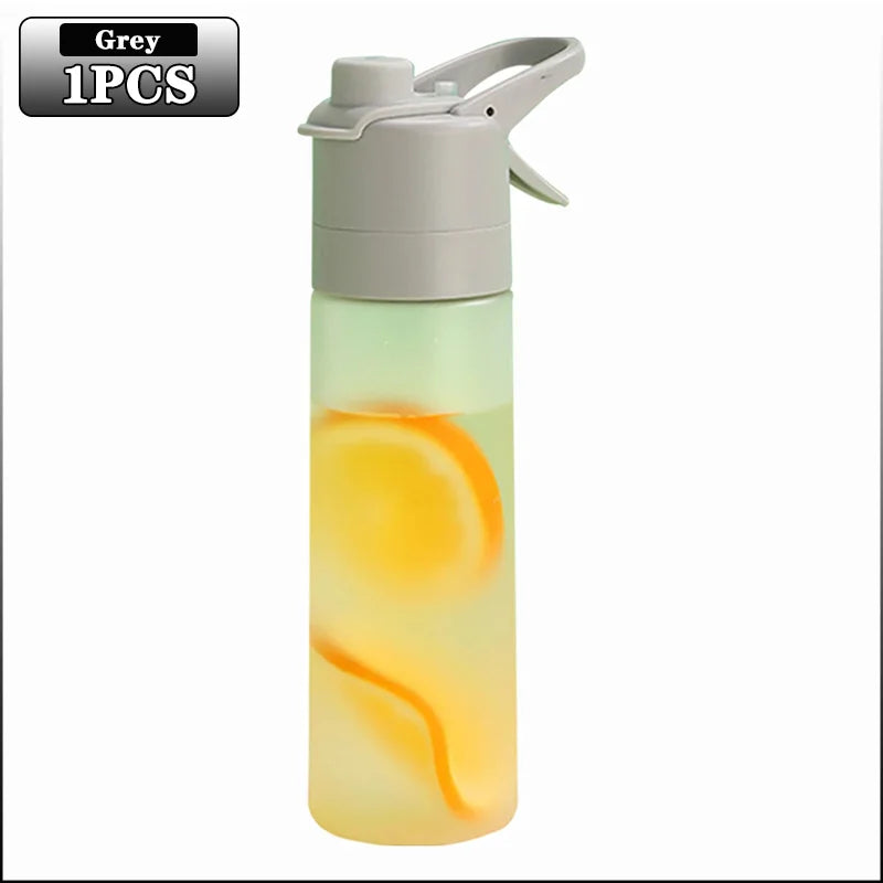 Botella De Agua Con Pulverizador De Niebla Refrescante, 650Ml